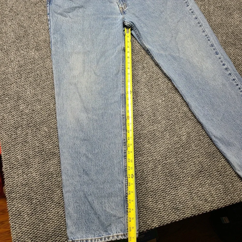 Levis 550 Jeans Mens 40x34 Blue Tapered Relaxed Denim Stretch Baggy Y2K Light
